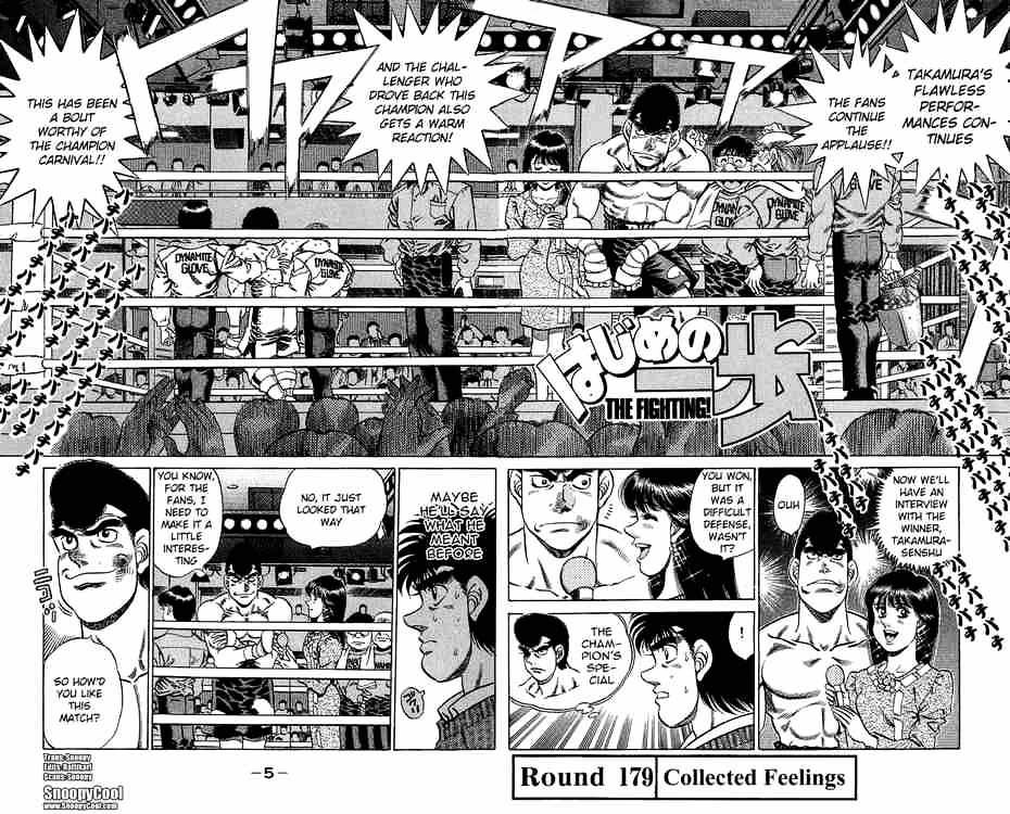 Hajime no Ippo: Fighting Spirit, Chapter 179 image 05